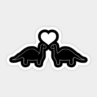 Dino Love Sticker